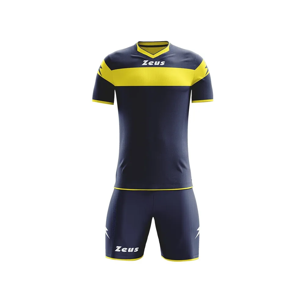 Zeus Sport - Kit Apollo MAGLIA E PANTALONCINO - COLORE BLU GIALLO